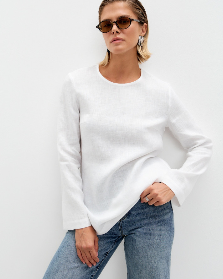 Туника В танце изо льна